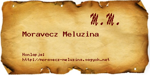 Moravecz Meluzina névjegykártya